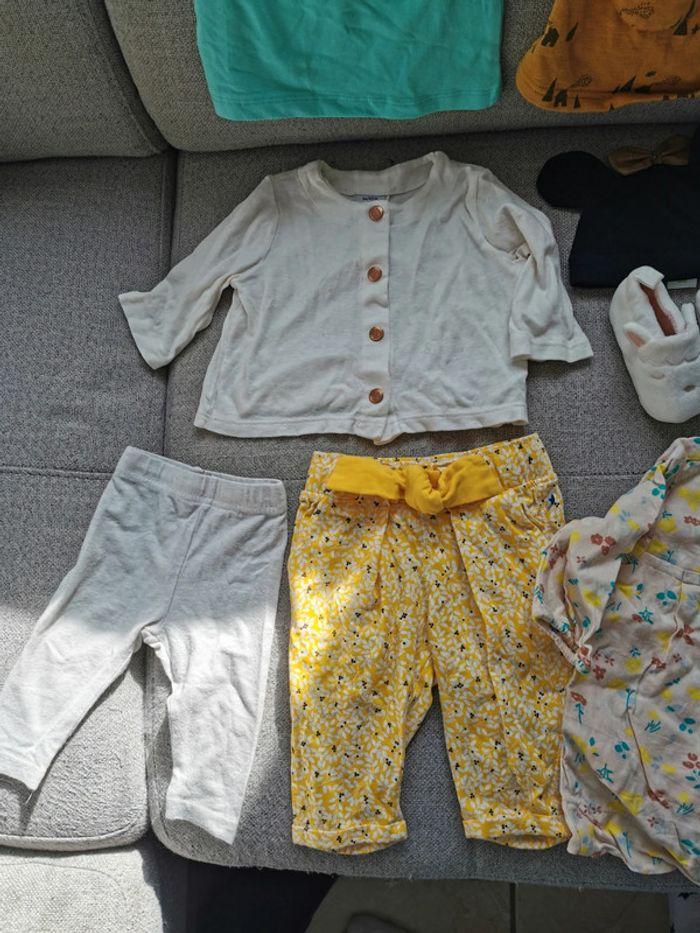 Lot de 14 pièces vêtements enfant fille taille 3 mois - photo numéro 2