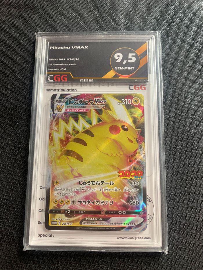 Pikachu Vmax // Promo Corrocorro // CGG 9.5