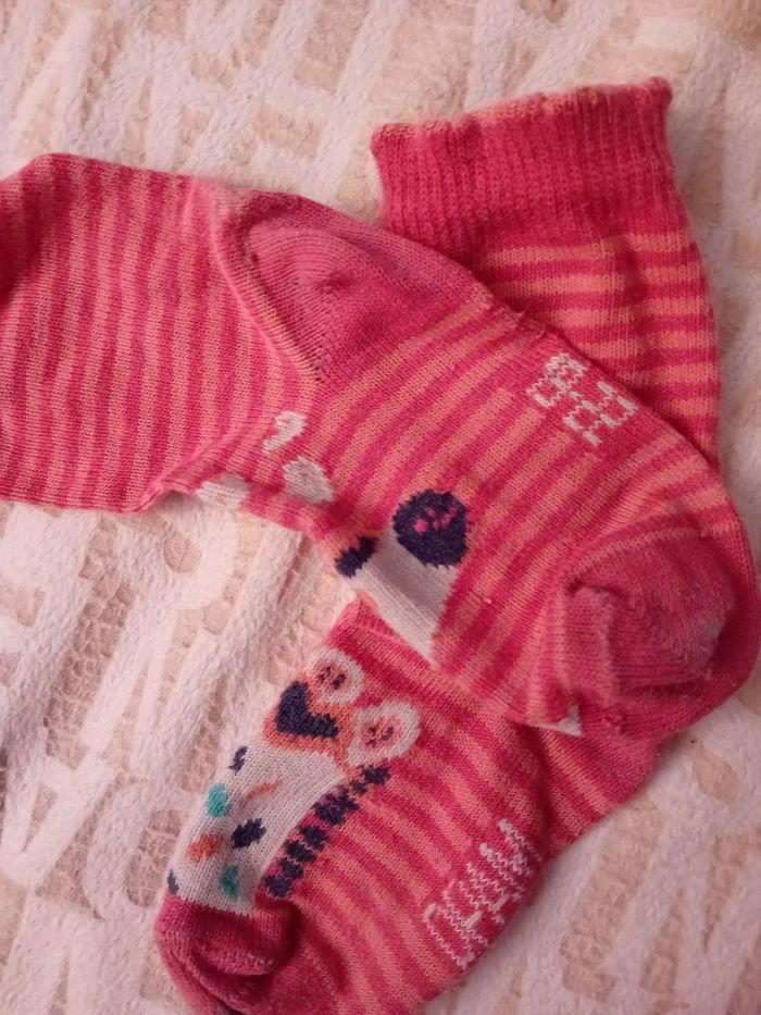 Lot 2 paires de chaussettes 19-22 / 21-23 - photo numéro 3