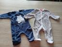 Lot de 2 pyjamas velours - 3 mois