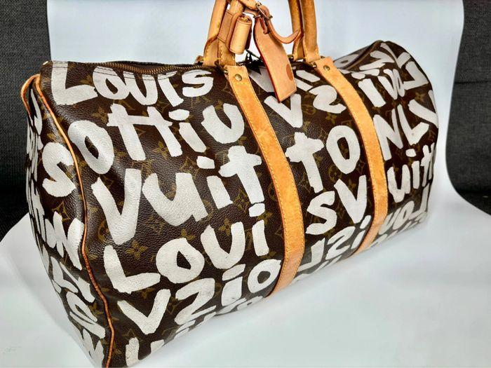 Louis Vuitton Vintage Édition Limitée Graffiti Keepall 50 - photo numéro 6