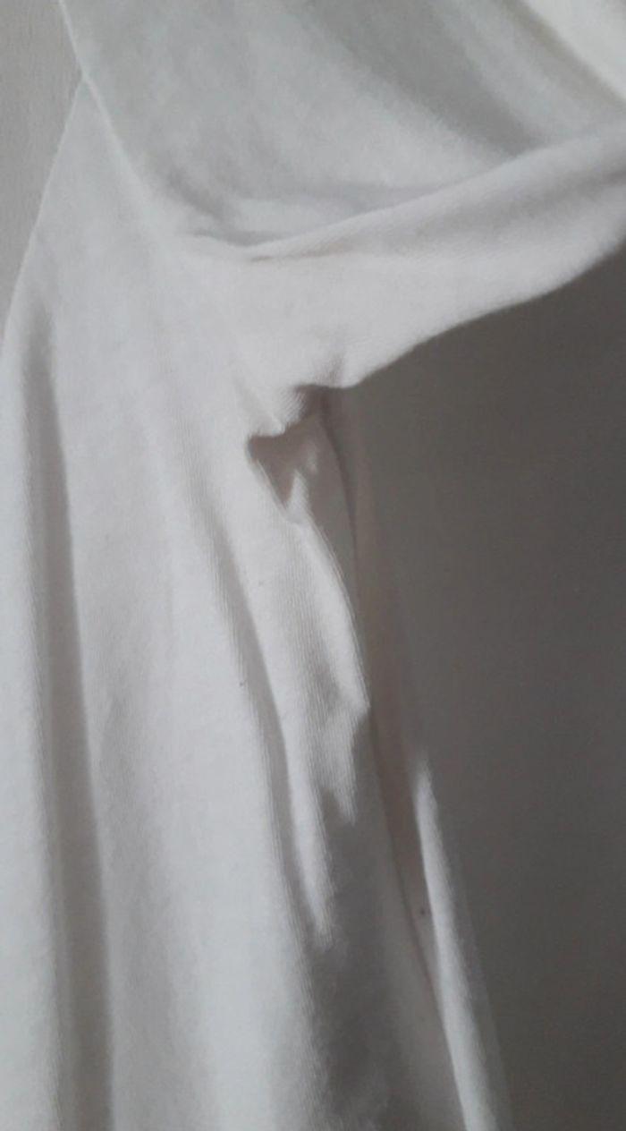 Tee-shirt manches longues blanc en soir et type dentelle Comptoir des cotonniers - photo numéro 4