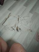 Short en jean beige taille 38