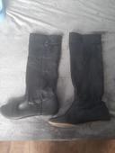 bottes en cuir hautes