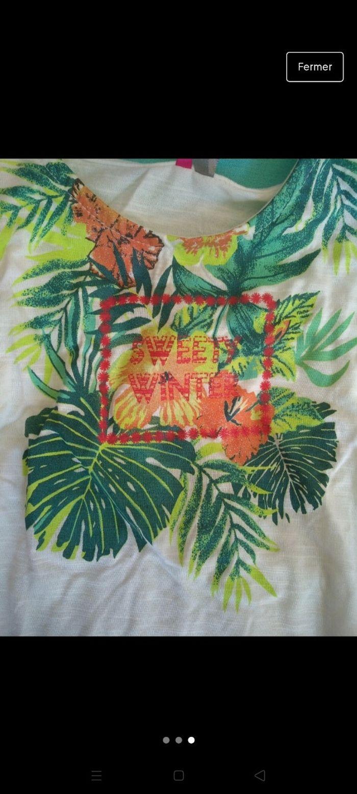 T shirt tropical - photo numéro 3