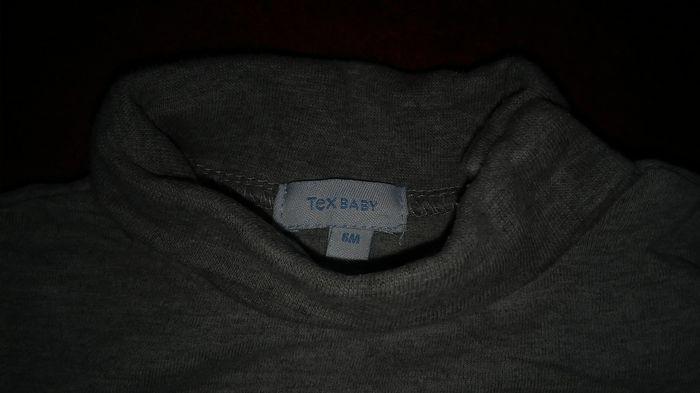 Sous pull gris 9 mois garçon TeX Baby - photo numéro 2