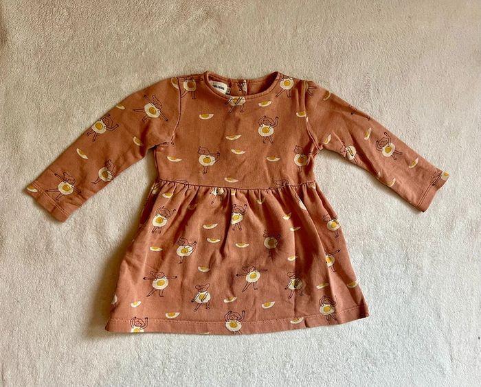 Robe « œuf au plat » Filou & Friends rose taille 3 ans / 98 cm - photo numéro 2