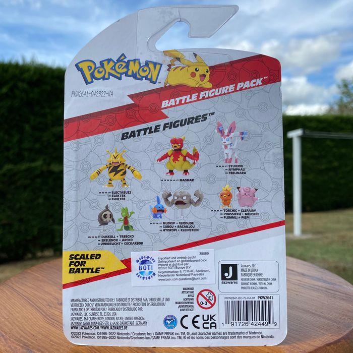 Poussifeu et Mélofée Figurine Batte Figure Pack Pokémon Jouet - photo numéro 2