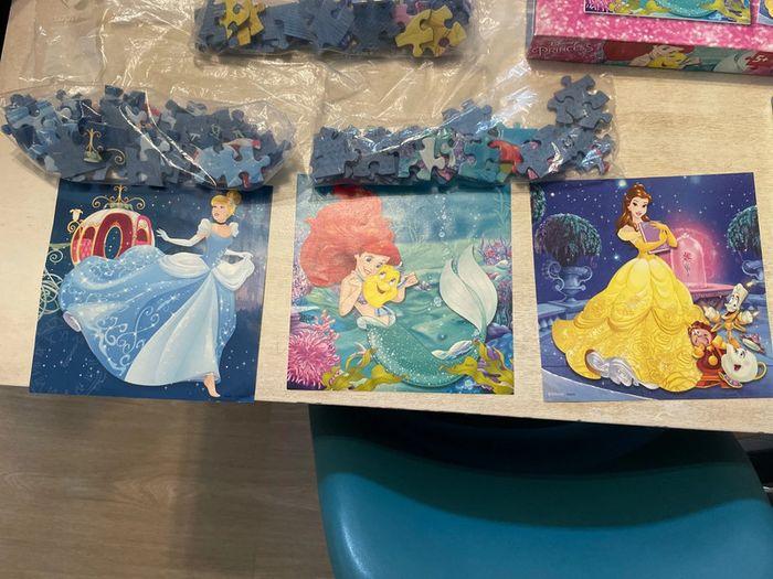 Puzzle 3 en 1 princesses Disney 3x49 pièces - photo numéro 3