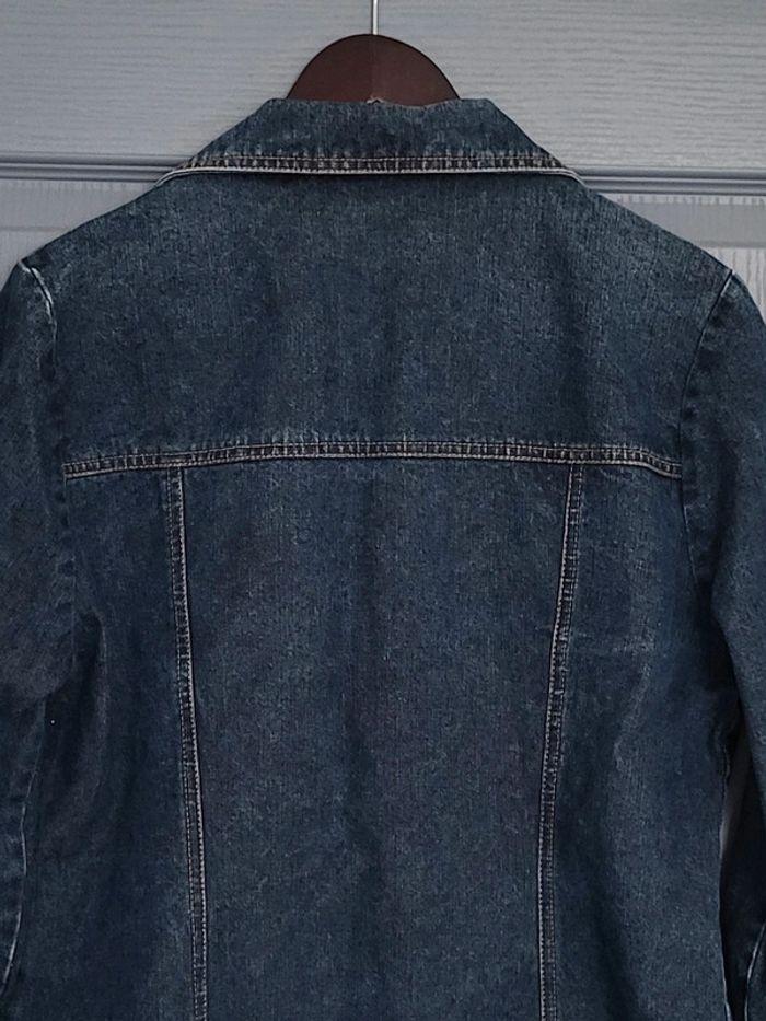 Veste en jean bleue foncée Camaïeu Taille 42 - photo numéro 12