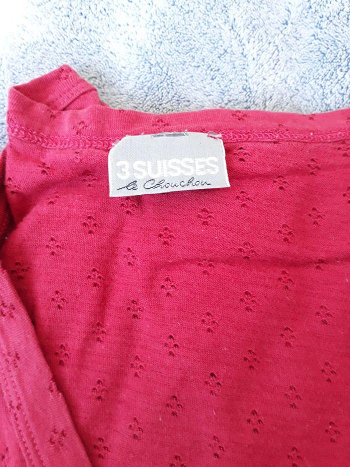 Tee shirt rouge ou rose 46/48 vintage - photo numéro 2