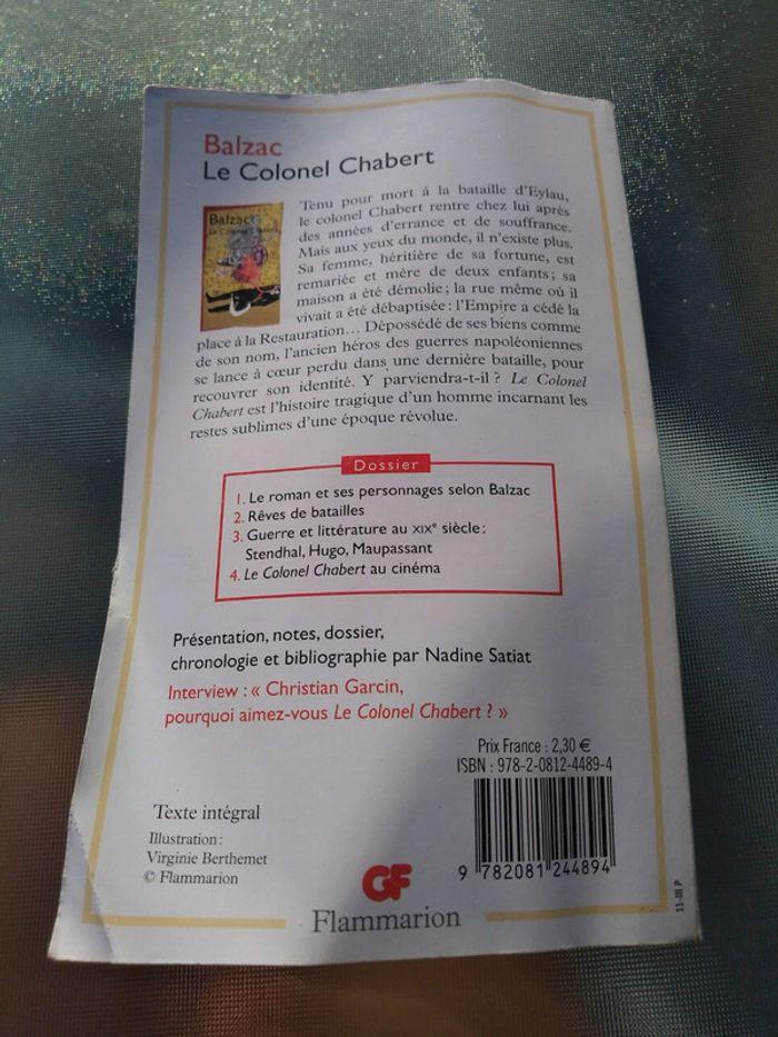 Livre de poche Le colonel Chabert - photo numéro 2