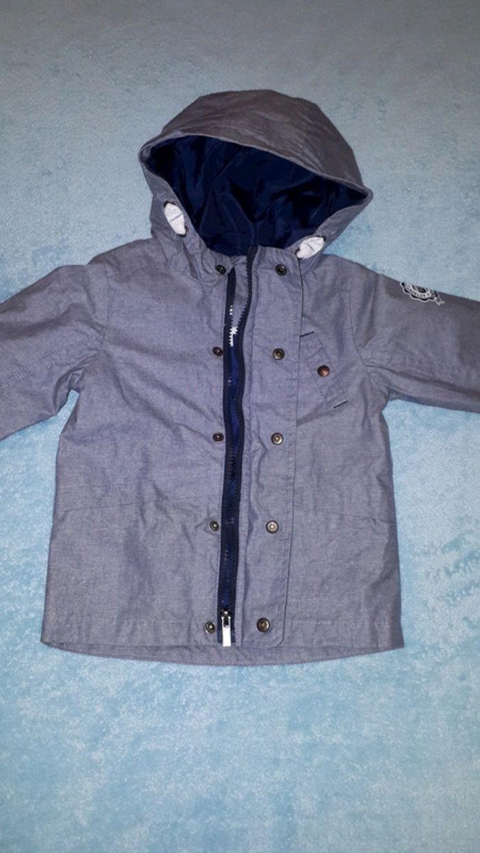 Imperméable couleur bleu jean Creeks 2 ans - photo numéro 5