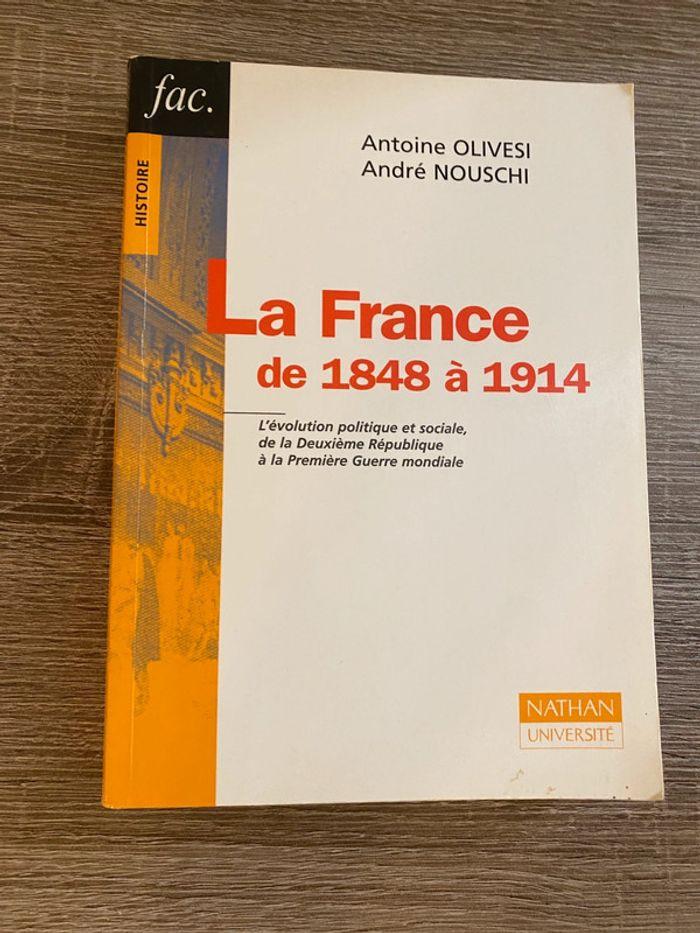 La France de 1848 a 1914 Olivesi et Nouschi - photo numéro 1