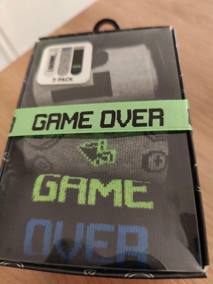 Trois paires de chaussettes enfant Game Over - photo numéro 5