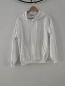 Sweatshirt a capuche blanc taille S neuf