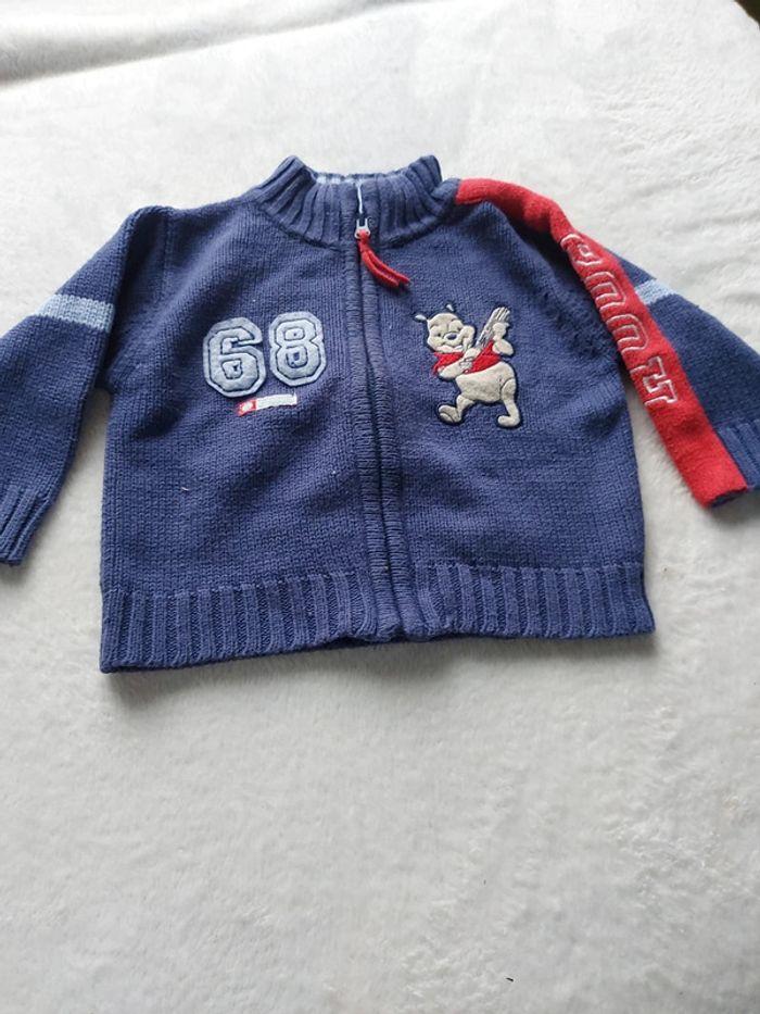 Gilet zip winny l ourson 6 mois - photo numéro 2