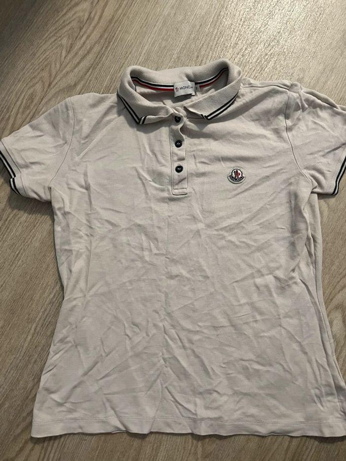 Polo crème Moncler - photo numéro 1