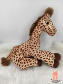 Peluche Girafe Beige Marron Nicotoy 25 cm