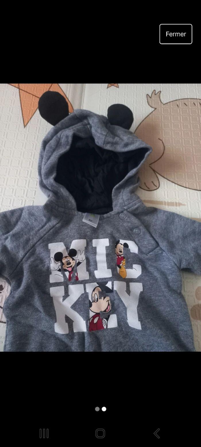 Sweat à capuche Mickey Disney - photo numéro 2