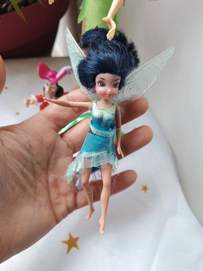 Disney poupée flexible mannequin doll tinkerbell tinker fée clochette capitaine hook silvermist - photo numéro 16