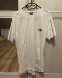 T-shirt blanc pour homme, taille L, très bon état, The North Face