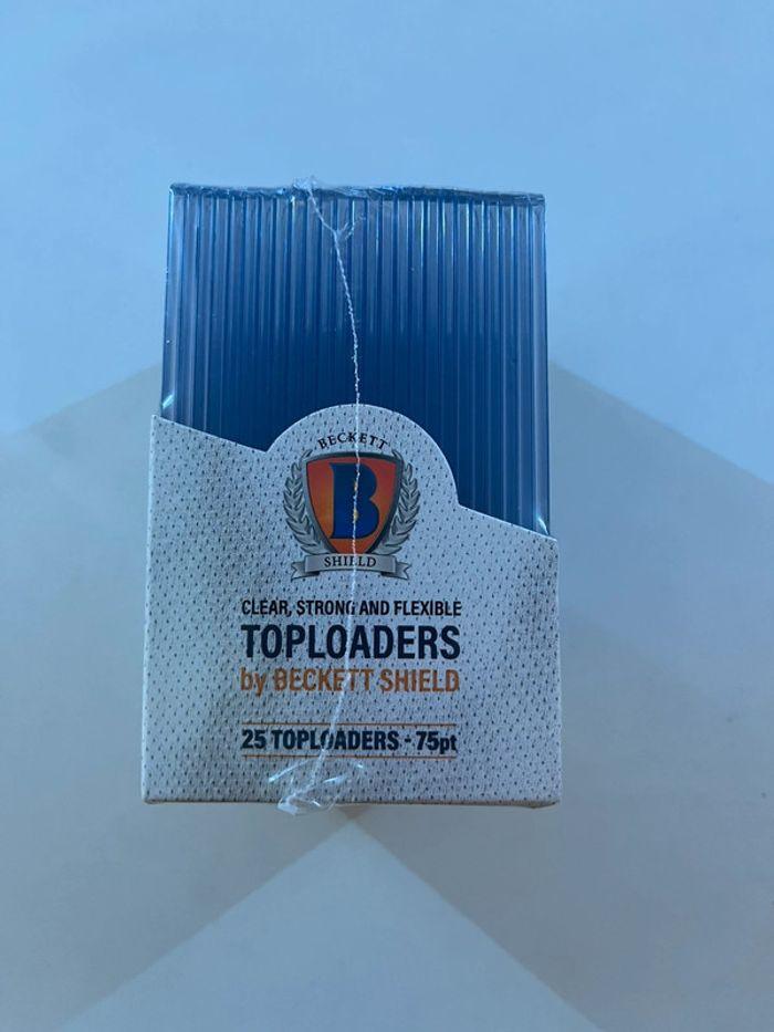 1 pack of 25 toploader 75 pt Beckett Shield - photo numéro 2