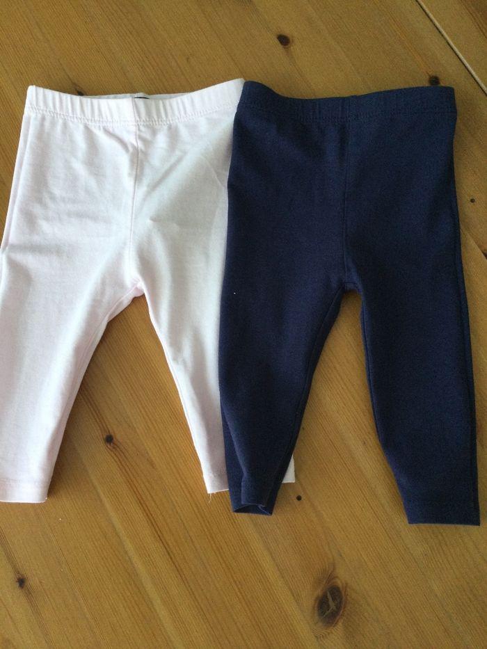 Lot 2 leggings 6 mois in extenso - photo numéro 1