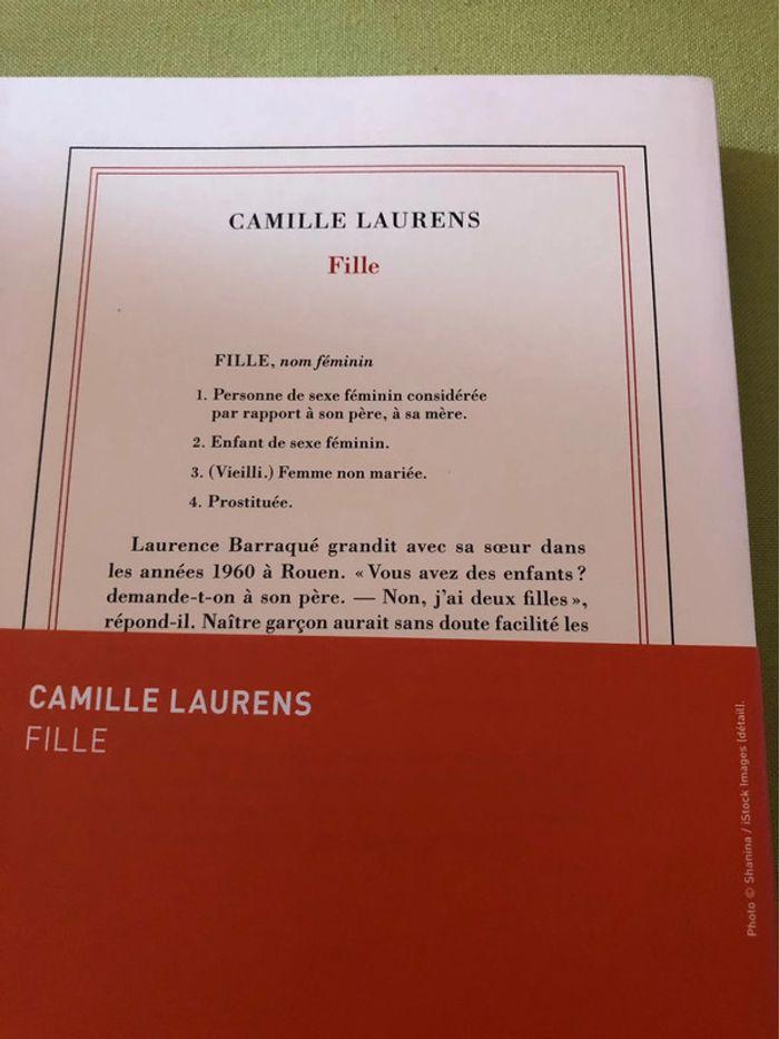 Livre FILLE  Camille Laureens - photo numéro 3