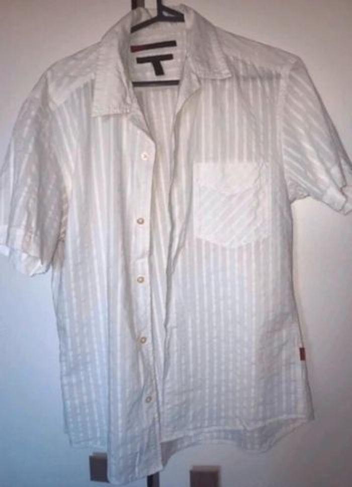 chemise homme blanche manches courtes légère - photo numéro 1