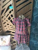 Robe fille 4 ans à carreaux