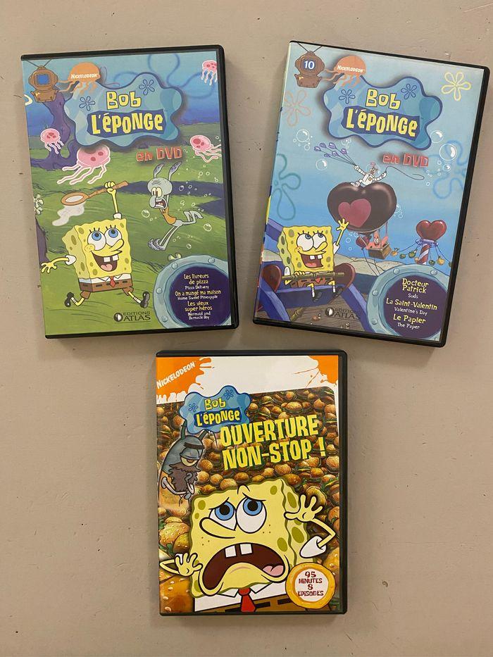 Lot de 3 DVD de Bob l’éponge - Neuf - photo numéro 1