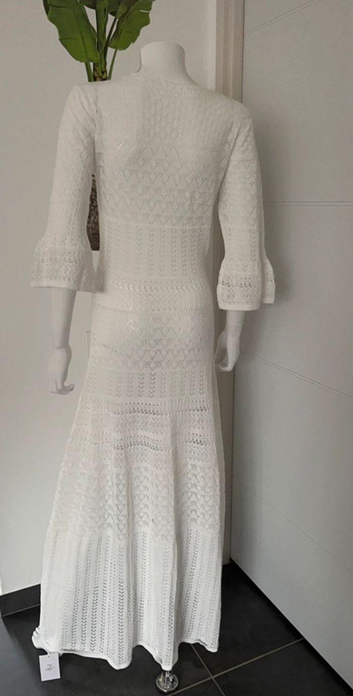 Robe longue en tricot cache maillot - photo numéro 2