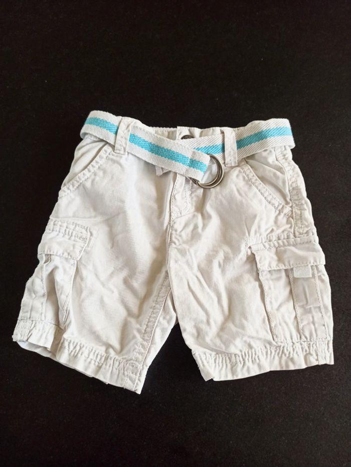 Short blanc avec ceinture - photo numéro 1