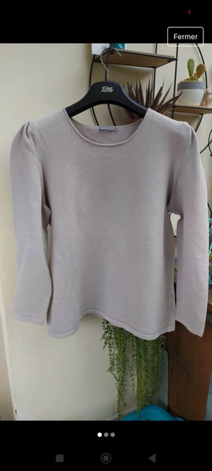 Pull gris beige taille L Marque COS - photo numéro 1