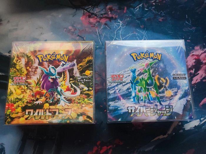 Lot display japonaise pokémon SV5M et SV5K // Cyber Judge & Wild Force - photo numéro 1