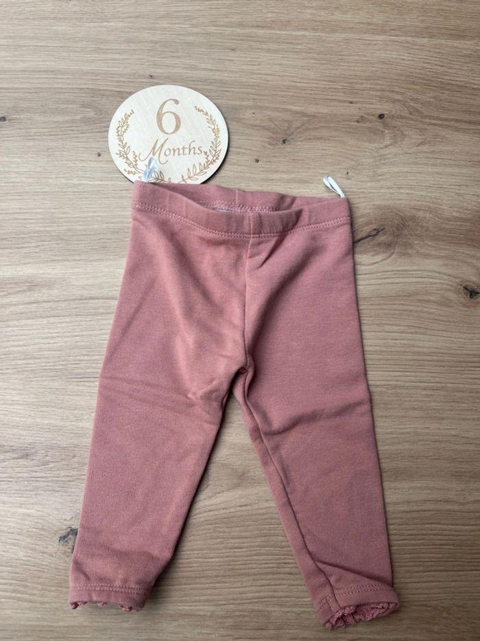 Pantalon rose C&A 6mois - photo numéro 1