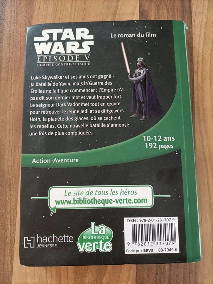 Livre Star Wars - bibliothèque verte - photo numéro 3