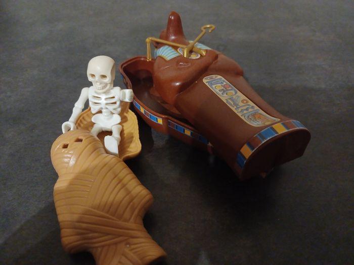 Playmobil egypte pyramide  sarcophage - momie- squelette - photo numéro 1