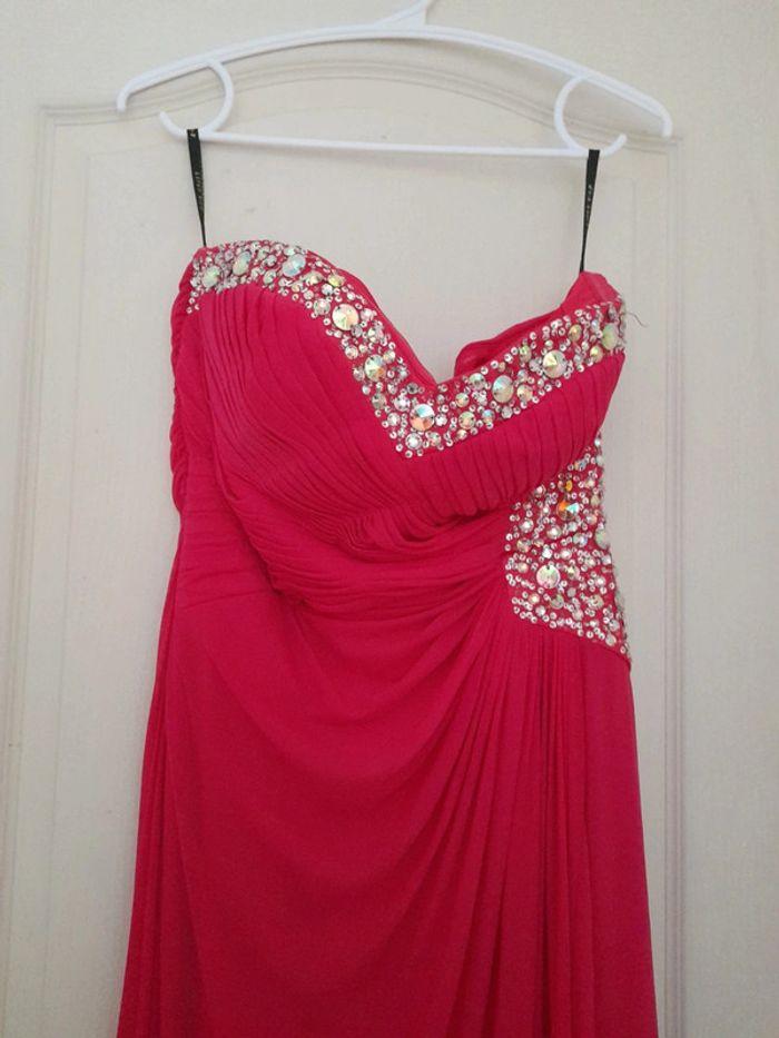 Robe neuve rose de soirée. Taille 40. - photo numéro 3