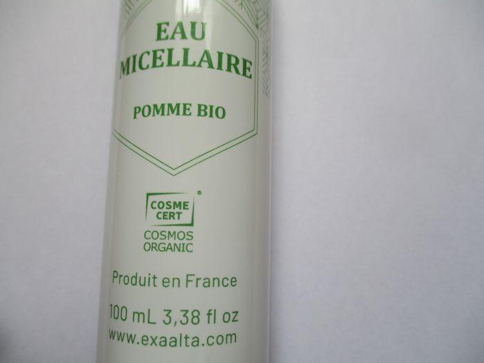 EXAALTA eau micellaire démaiquillante pomme aloe vera 100 ml - photo numéro 1