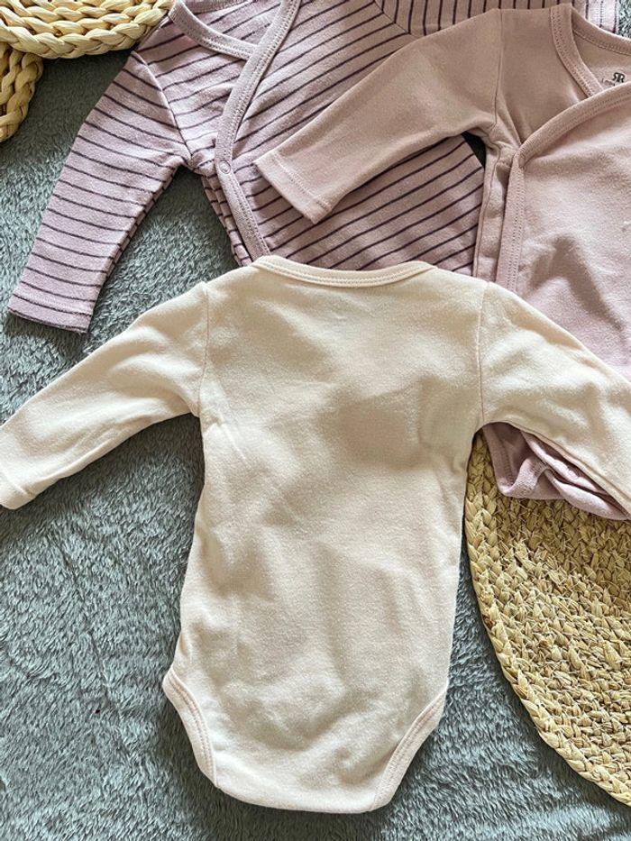 Lot de 4 bodys La redoute 1 mois fille - photo numéro 5