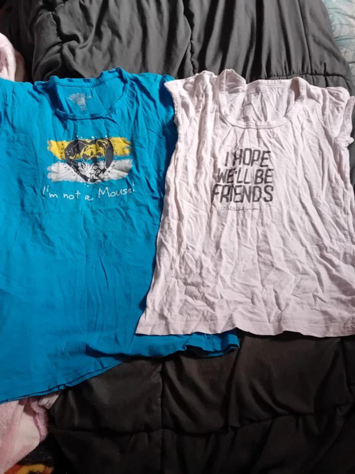 Lot de 2 tee shirt 12 ans - photo numéro 1