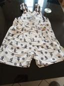 Salopette short