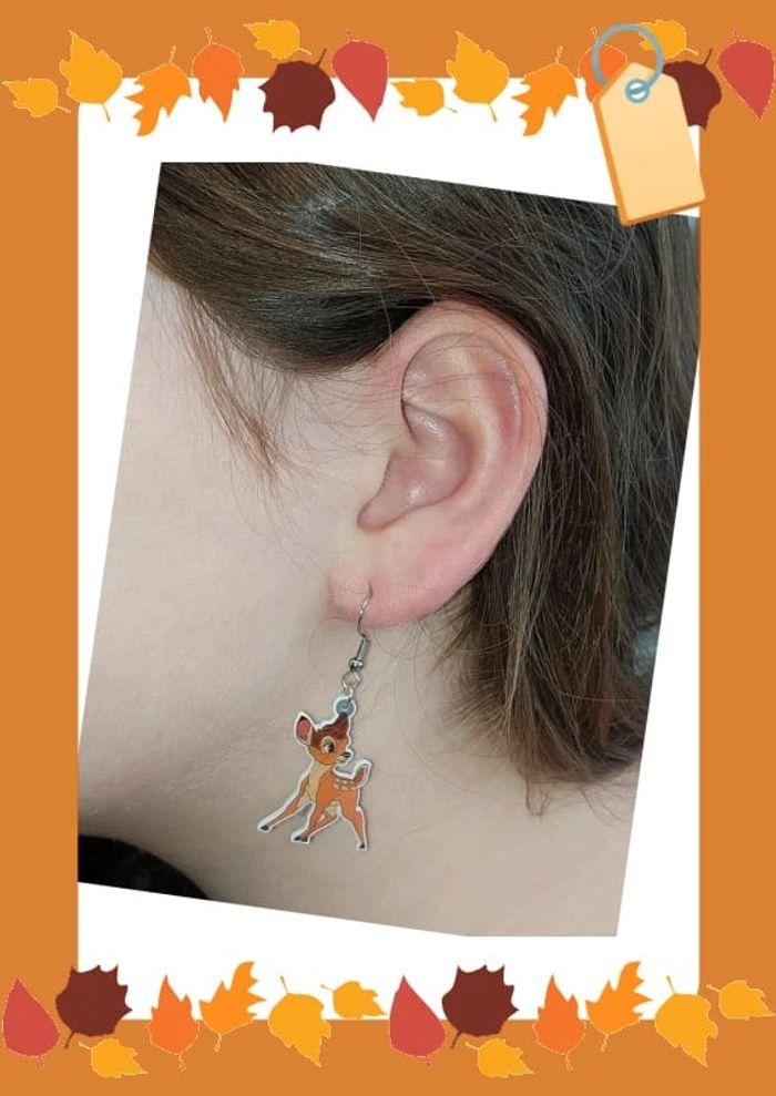 Paire de boucles d'oreilles 
Bambi
Disney