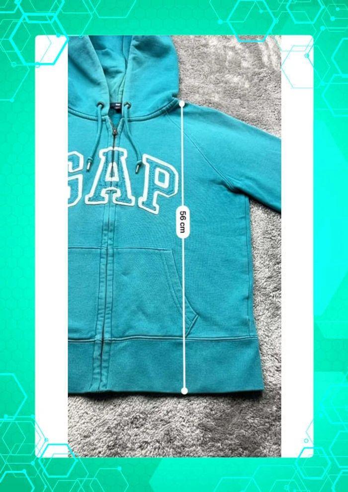 👕 Veste GAP Turquoise Taille XS 👕 - photo numéro 3