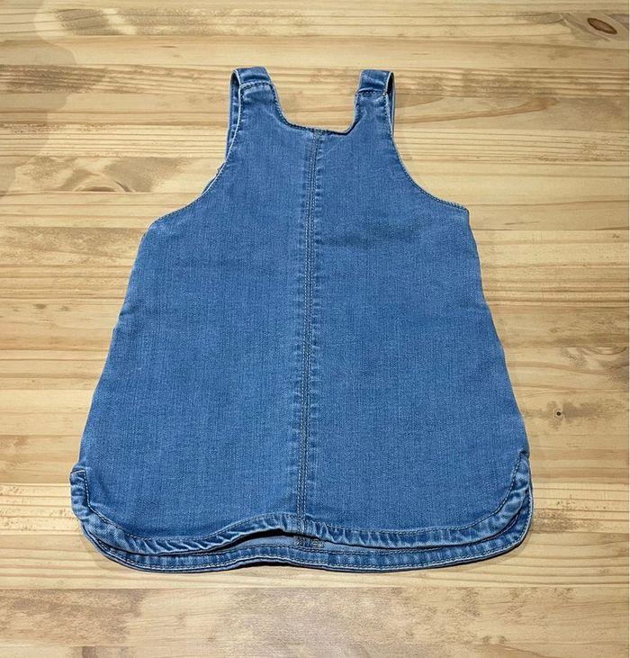 Robe Salopette en Jean 18mois/80cm - photo numéro 2