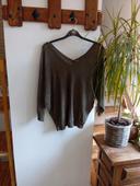 Pull fin manches chauve-souris