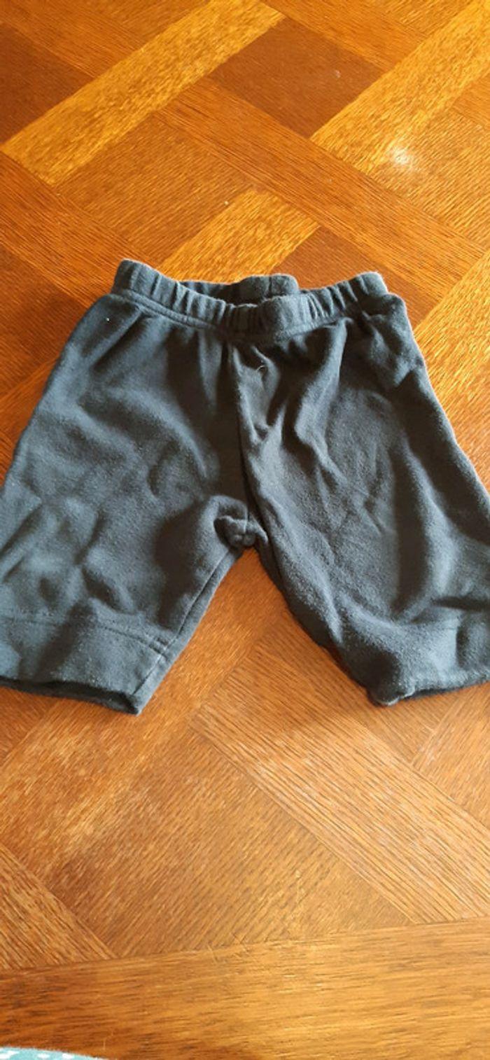 Short molleton 18 mois noir