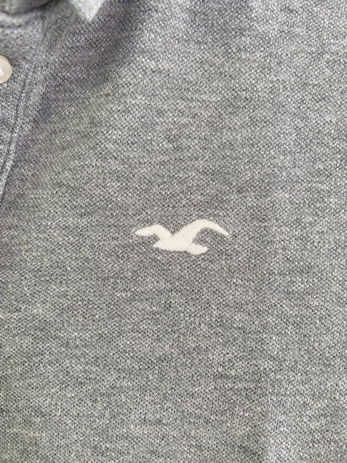 Polo Hollister gris - photo numéro 3